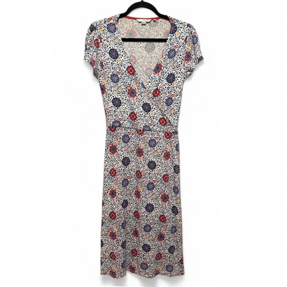 Boden Wrap Midi Dress Size‎ 6L